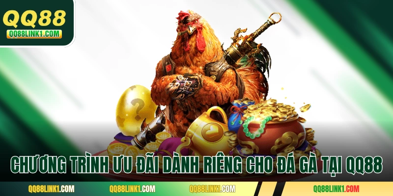 Chương trình ưu đãi dành riêng cho đá gà tại QQ88