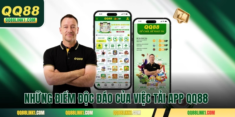 Những điểm độc đáo của việc tải app QQ88 về di động
